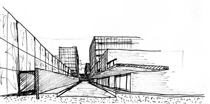 Croquis à Aubervilliers
